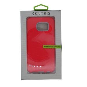 Xentris Slim Protective Case for Samsung Galaxy S6 – Pink, Lightweight Design wi